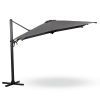 10 FT Cantilever Patio Umbrella with 360¬∞ Rotation & Tilt Adjustment, Square Outdoor Offset Umbrella with Aluminum Pole - Grey