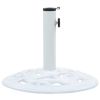 Umbrella Base White 19.8 lb 15.7" Cast Iron