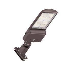 ZOHO 5TH GEN | LED Area Light | ADJ Wattage 200W/240W/300W | 51000 Lumens | 5000K | 120V-277V | Universal Bracket | Bronze Housing | IP65 | UL & DLC L