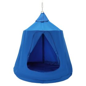 VEVOR Hanging Tree Tent, 330 LBS Capacity Hanging Tent Swing for Indoor and Outdoor Hammock Sensory Swing Chair w/LED Lights String, Inflatable Base,