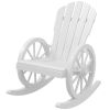 Garden lounge chairs-White