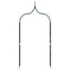 Garden Arch Dark Green 47.2"x15"x101.6" Iron