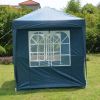 2 x 2m Two Doors & Two Windows Practical Waterproof Right-Angle Folding Tent Blue