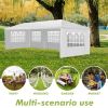 10*30FT Wedding Tent with 5 Removable Sidewalls,Outdoor Use for Party,Wedding,Marketplace