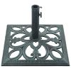 Umbrella Base Green 26.5 lbs 19.3" Cast Iron