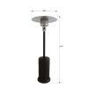 Living Source International 46; 000 BTU Standing Patio Heater(Black)