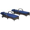 2PCS Reclining Chaise