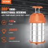 VEVOR LED Temporary Work Light, 150W, 20000lm Construction Lights, 5000K Portable Super Bright & Waterproof & Connected Up to 6 lights, Hanging Job Si