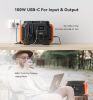 FF FLASHFISH 600W Portable Power Station;  540Wh/150000mAh UPS Solar Generator With 600W(Surge1200W) AC;  100W PD USB-C & 15W Magnetic Wireless Charge