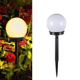 2/4/8pcs Led Solar Garden Light Solar Lamp Outdoor Waterproof Lawn Light Pathway Landscape Lamp For Home Yard Driveway Lawn Park (Emitting Color: Warm light, Wattage: 2pcs)