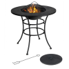 Backyard Garden Party Patio Fire Pit Dining Table