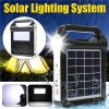 1pc Portable 6V Rechargeable Solar Panel Power Storage Generator System USB Charger With Lamp Lighting Home Solar Energy System Kit, 8*5.9in