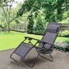 Outdoor Folding Zero Gravity Reclining Lounge Chair