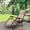 Outdoor Folding Zero Gravity Reclining Lounge Chair