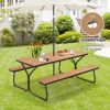 6 Feet Outdoor Picnic Table Bench Set for 6-8 People Be the first to review this product Item No: 13472895