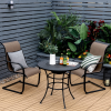 Backyard Garden Party Patio Fire Pit Dining Table