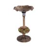 Birdbath with Bird Feeder and Flower Planter for Outdoor Decor