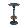 Birdbath with Bird Feeder and Flower Planter for Outdoor Decor