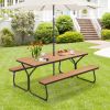 6 Feet Outdoor Picnic Table Bench Set for 6-8 People Be the first to review this product Item No: 13472895