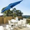 10 Feet Outdoor Patio Umbrella with Tilt Adjustment and Crank