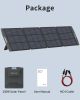 Solar Panel, Foldable Portable Solar Panel Battery Charger Kit with Adjustable Kickstand, Wire Storage Bag, MC4 Cable, IP67 Waterproof for Portable Po